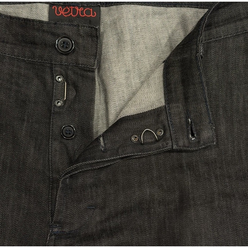 Vetra Cotton Jean Pants French Workwear Hook Fastened Size 34 (W 34in X L 39in) - Picture 3 of 9